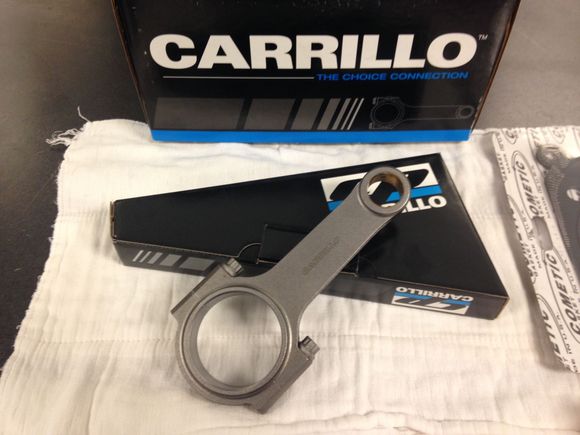 Carrillo rods.