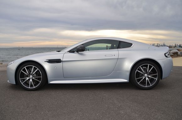 The 2014 V8 Vantage S (SP10). Note: Dramatic background a fluke - photo unedited.