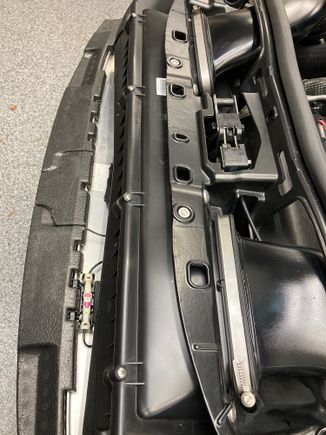 Replacement SS screws in place.