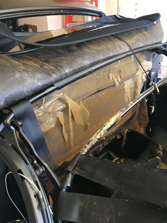 This pic shows the dire shape of the inside liner.