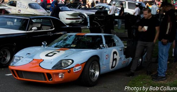 Ford GT in Gulf Racing livery.