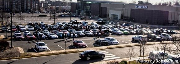 The Fair Lakes lot on the morning of 03/10/13.