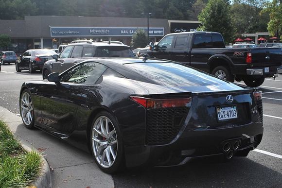Beautiful Lexus LFA spotted in Great Falls, Virginia a week ago.