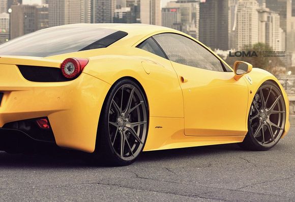LOMA Exklusiv Alufelgen für den Ferrari 458 Italia www.lomawheels-germany.com