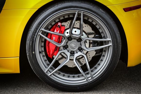 455 DUO-BLOCK WHEELS FINISHED IN GUNMETAL MATTE