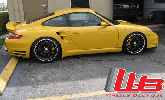 Porsche 997TT with 20&quot; HRE 941R
20x9 front with 245/30/20 
20x13 rear with 5&quot; rear lips mounted on 325/25/20