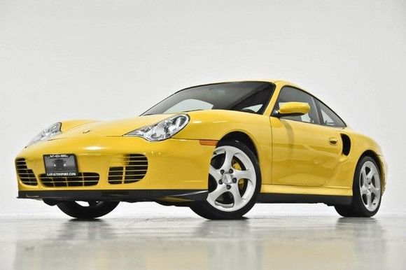03 porsche 911 turbo yellow