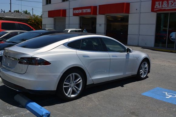 2013 Tesla Model S Parking Senor System by Rydeen Mobile Electronics Installed at Al &amp; Eds Marina Del Rey