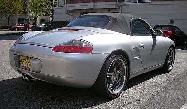 2003 OEM glass window top installed on my 2001 Boxster