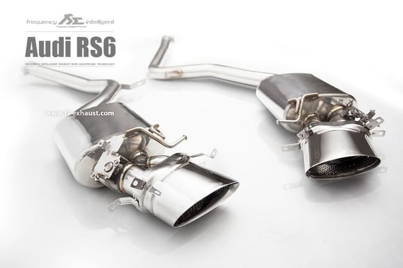 Fi Exhaust for Audi RS6 - Valvetronic Muffler.