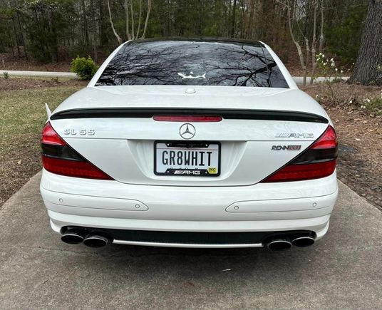 Rebadged AMG and vanity plate