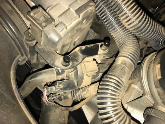 close up of purge valve