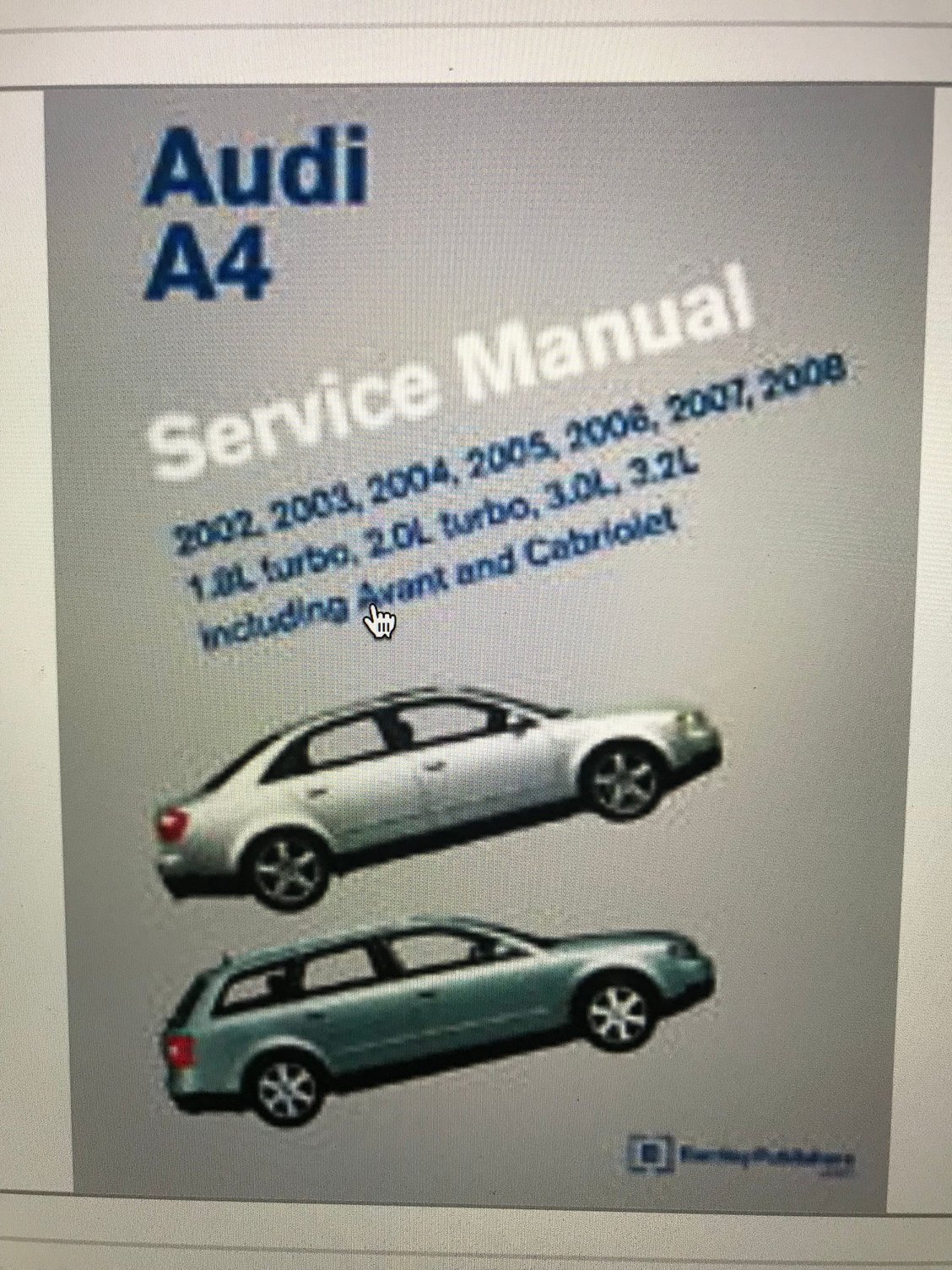 Manual Shop - Audi Forum - Audi Forums for the A4, S4, TT, A3, A6 and more!