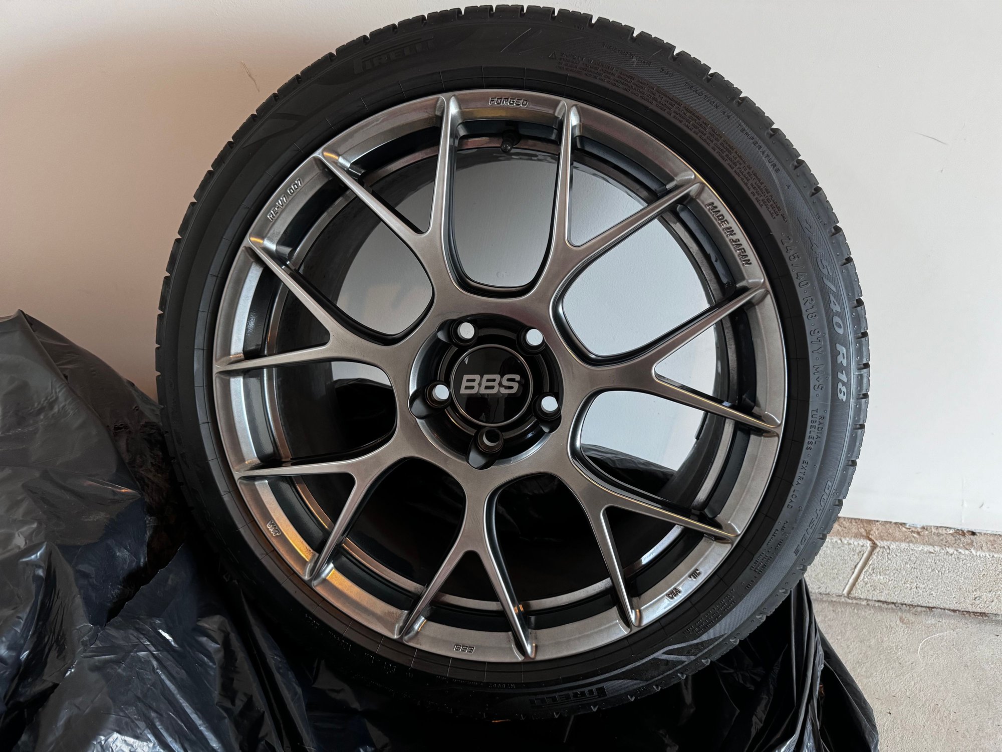 2023 Audi A4 - BBS RE-V7 wheels with Pirelli P-Zero AS 3+ tires - Ewing, NJ 08628, United States