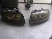 Clean Audi A4 B6 Headlamps