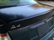 Did a bad job on the left side above the emblem. ): gonna fix that for sure, (Haven't put the rest of the emblems on yet.