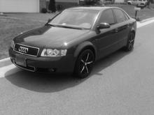 Black rims with chrome. blacked out tail lights &amp; side blinkers