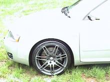 2004 Audi S4
19" RS4 replica wheels
235 35 19 Good Year Eagle Gt