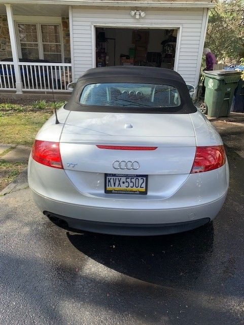 2008 Audi TT - 2008 Silver Audi TT 2-door Convertible Coupe, 6-speed; new brakes/tires/battery - Used - VIN TRUMF385481043010 - 85,321 Miles - 4 cyl - 2WD - Automatic - Convertible - Silver - Media, PA 19063, United States