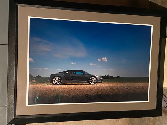 Must have for any R8 owner.
This is a beautiful large professionally frame print.
$100
Pickup Ridgewood NJ or Princeton NJ
gpiro512@yahoo.com
9734946305 Greg