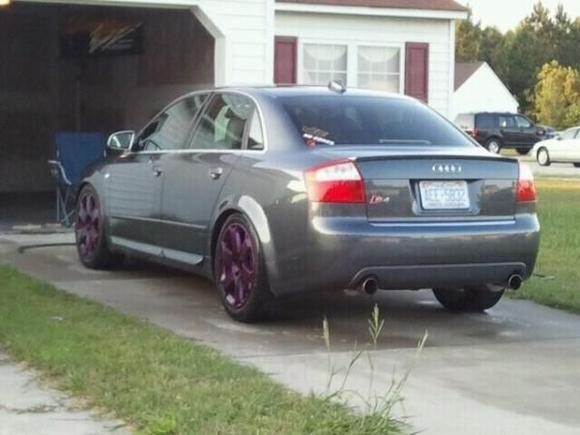 purple rims son
