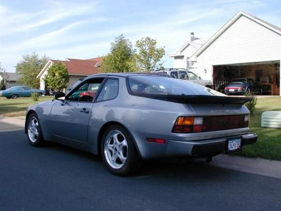 porsche back