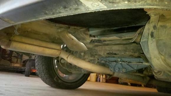 Spare tire well cut out and rear differential carrier bushings replaced