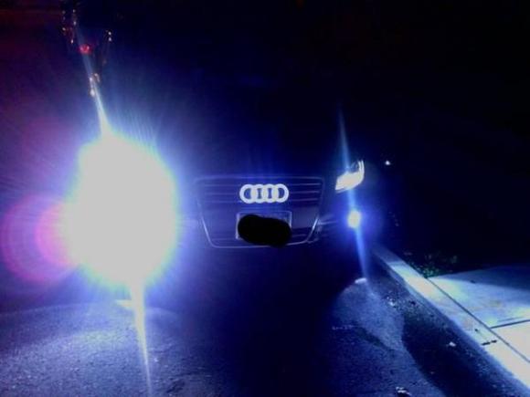 lit up