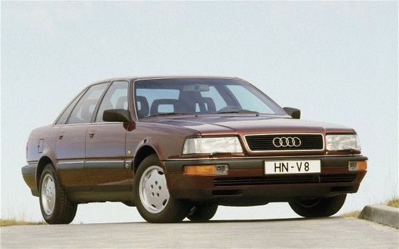 Audi V8 Quattro in brown