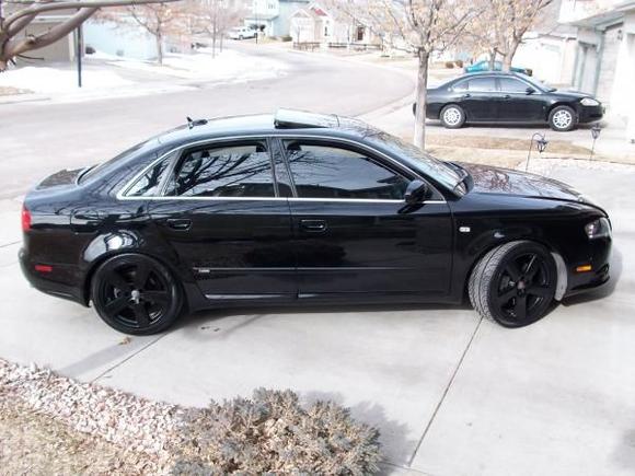 black on black