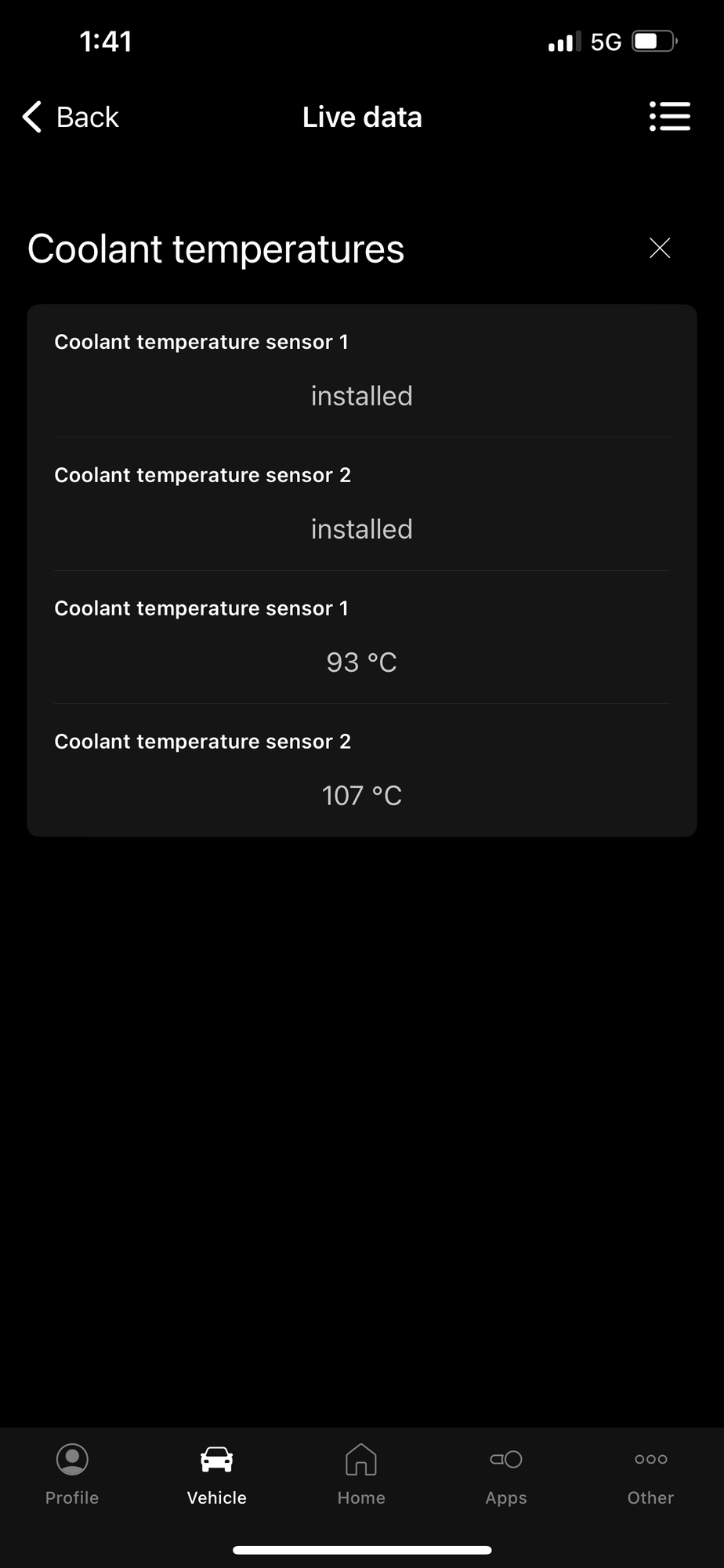 P1B1C00 coolant system fault, turn off offline, coolant pump mechanical