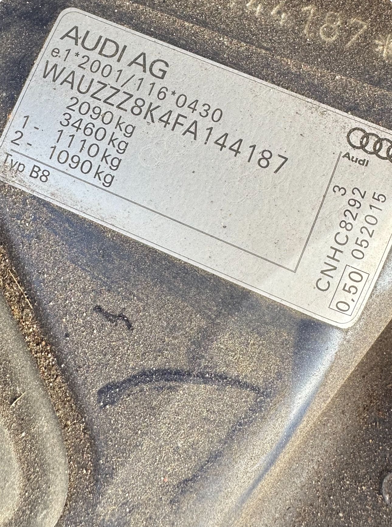 2015 Audi A4 B8 2.0 163bhp TDI Ultra CNHC Flashing glow plug and limp