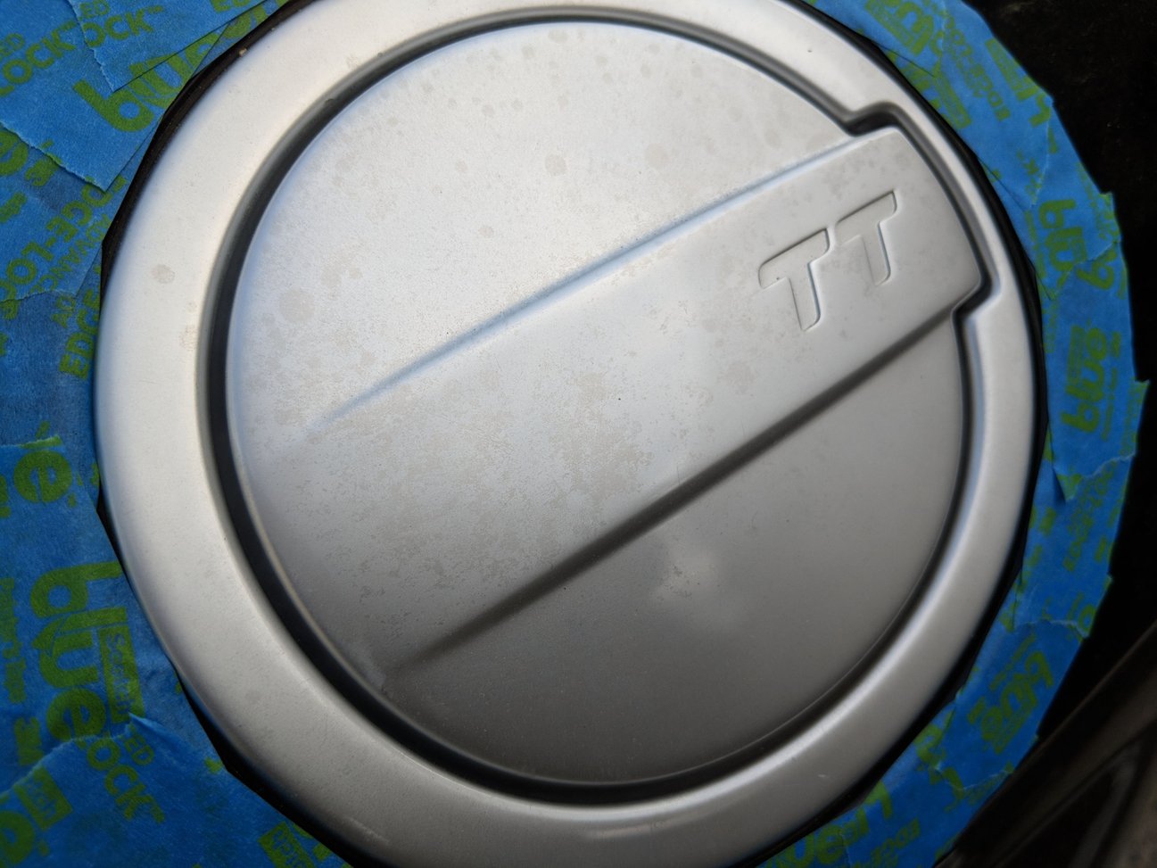 MK2 Audi TT Fuel Gas Lid Restoration MK2 Audi TT Fuel Gas Lid Restoration
