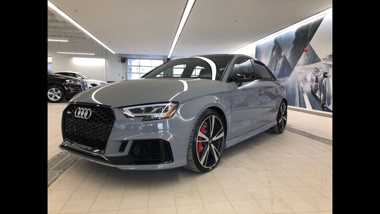 Picked up this beauty 2018 Nardo Grey RS3 - AudiWorld Forums