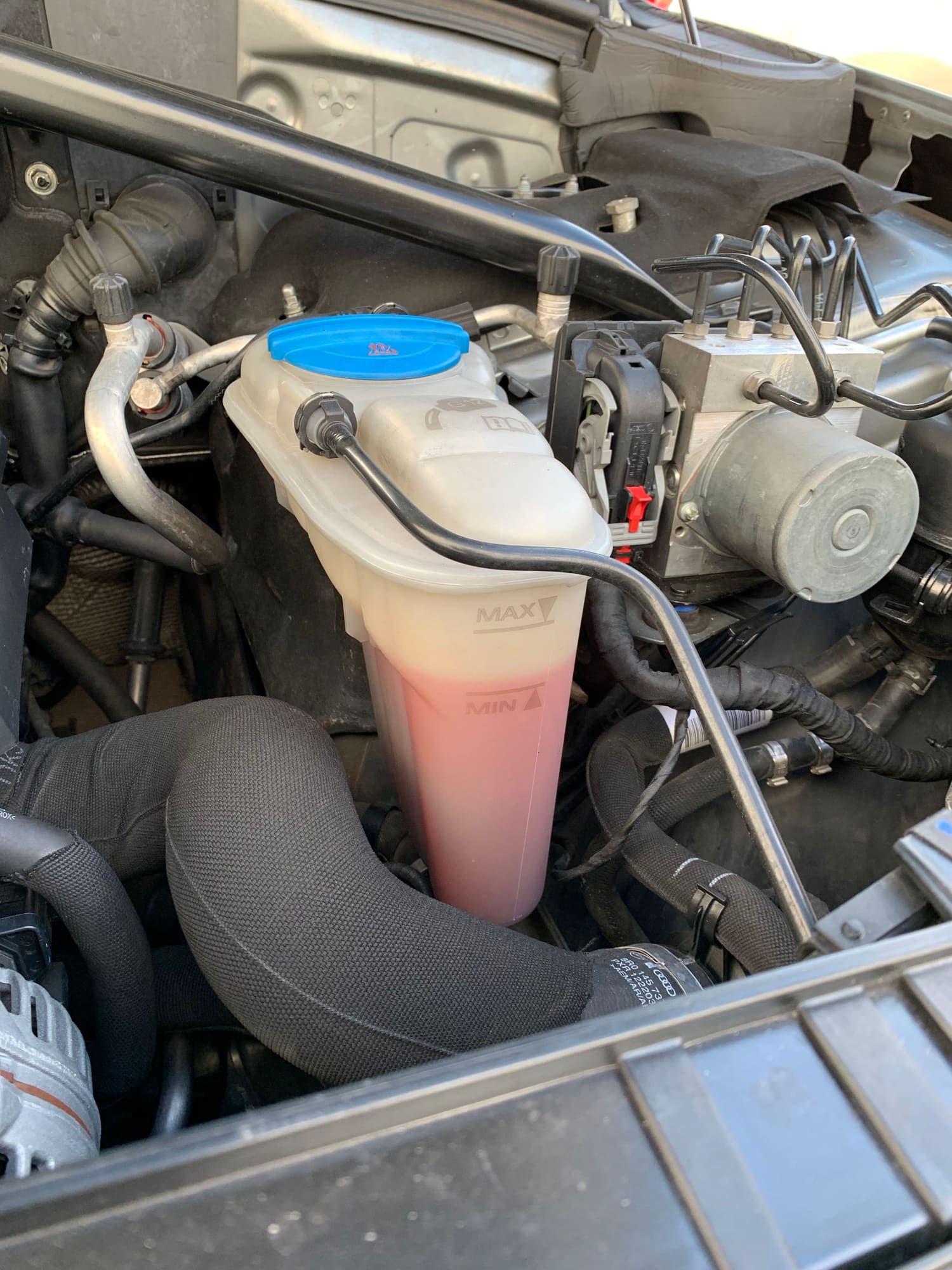 using dexcool coolant in a audi