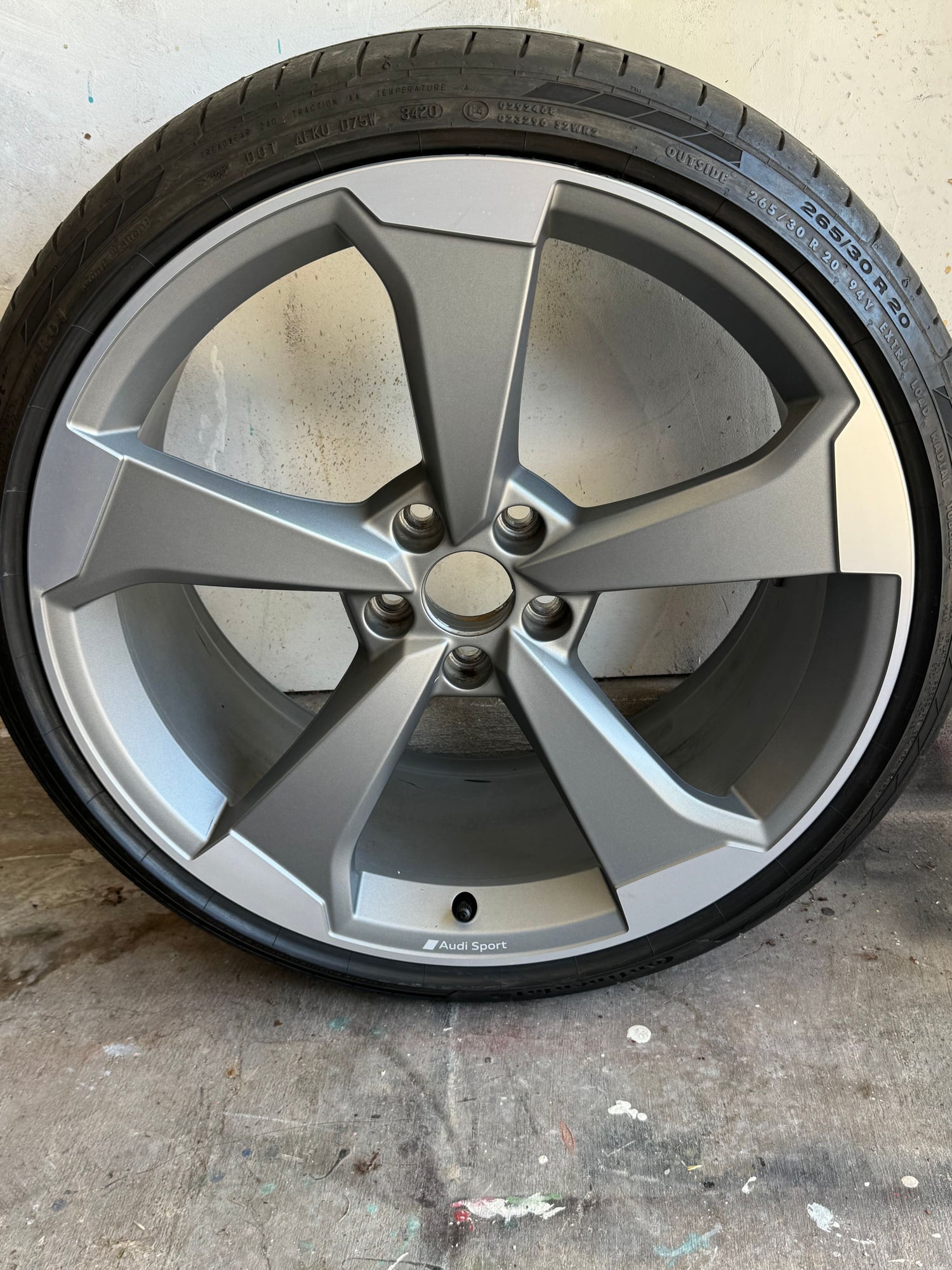 Wheels and Tires/Axles - OEM 20" Titanium Rotor wheels with tires $2,000 OBO + shipping - Used - 2018 to 2024 Audi S5 - Crowley, TX 76036, United States