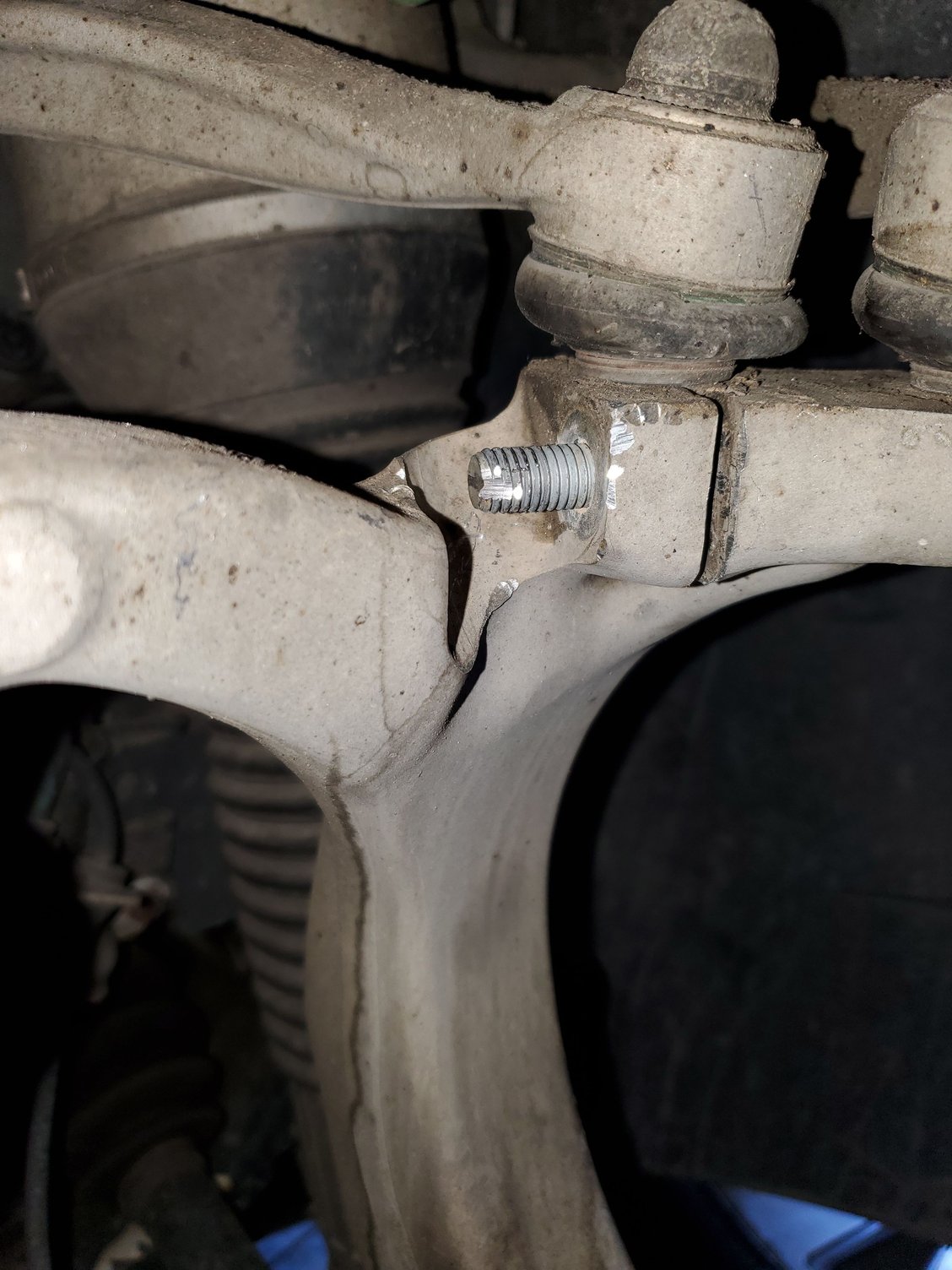 Broken Control Arm Bolt AudiWorld Forums