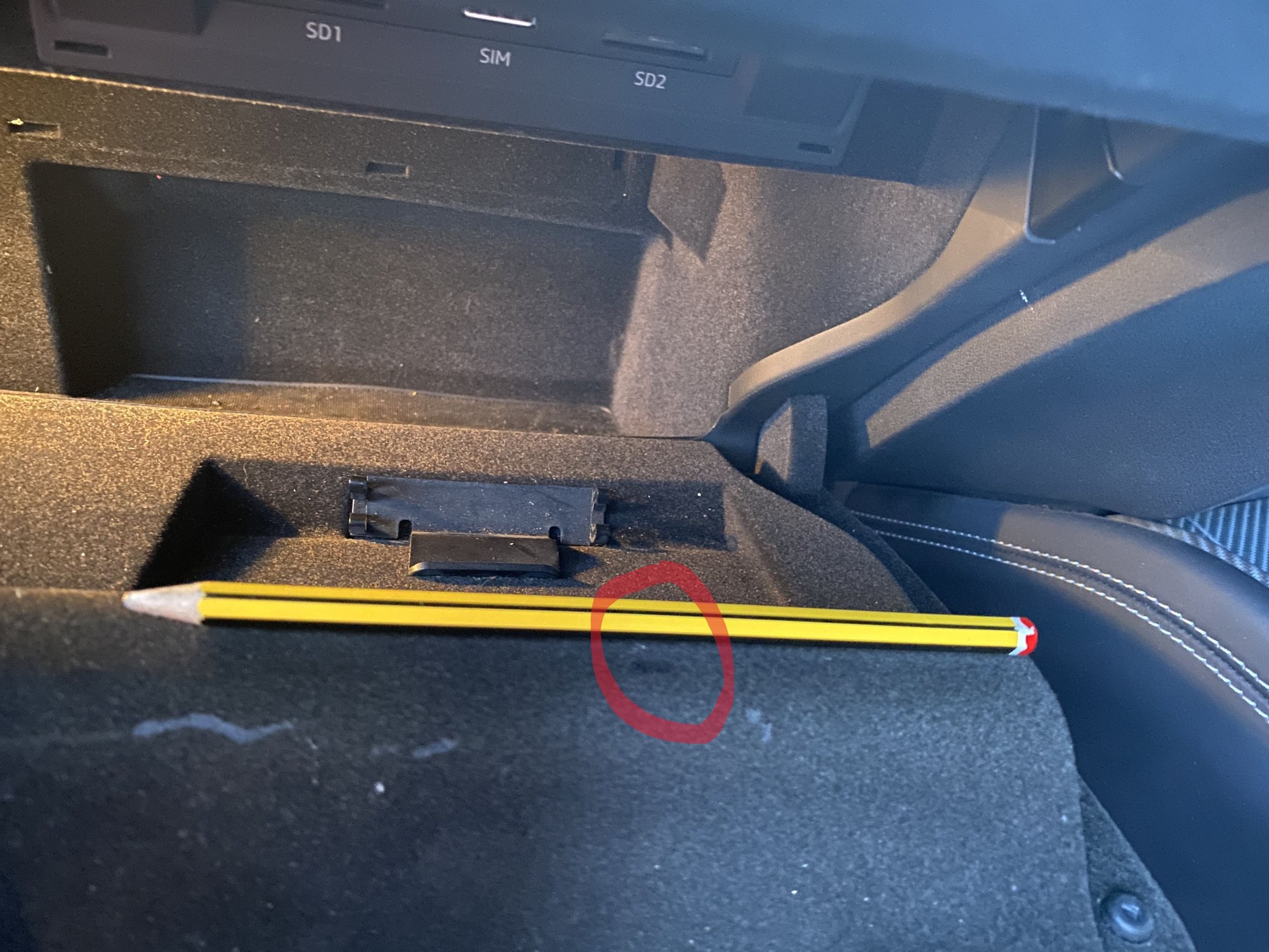 2019 TT Glovebox door latch jammed AudiWorld Forums