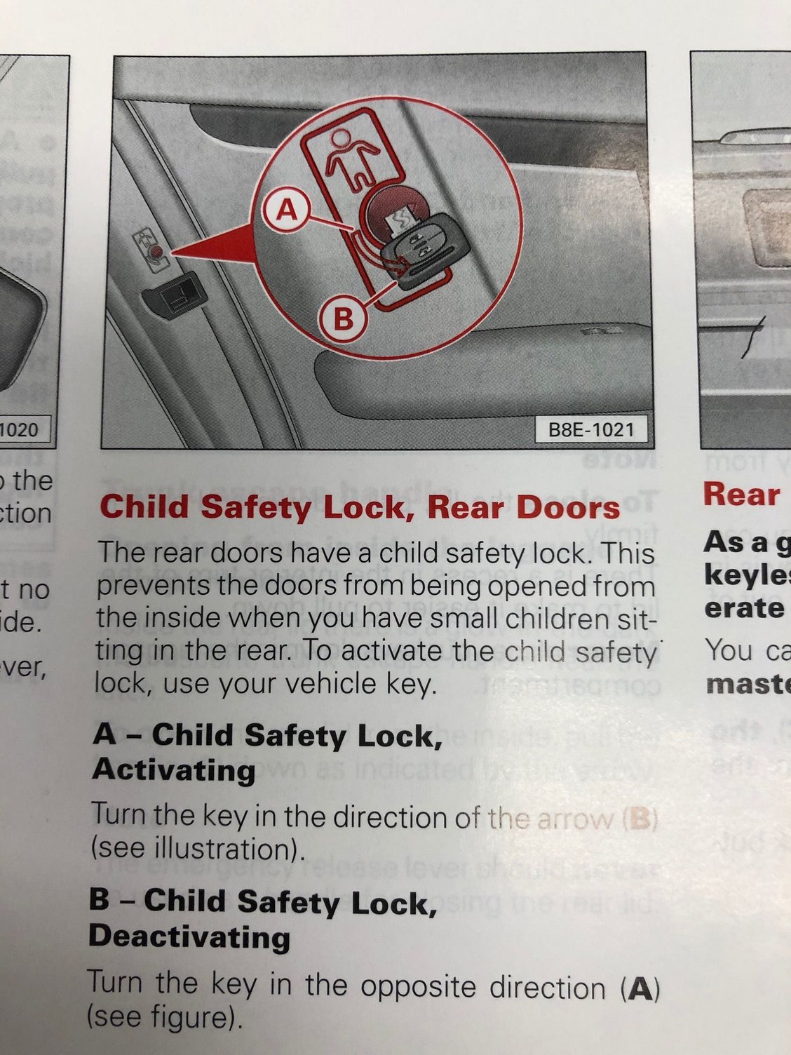 Child Lock not working AudiWorld Forums