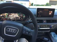 Audi Allroad in traffic on the drive home from the dealer