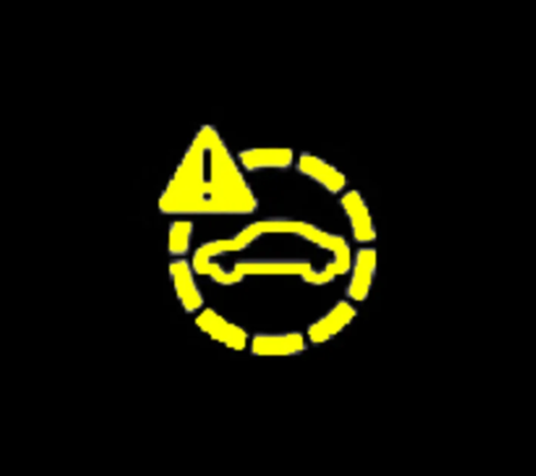 Audi Pre-sense restricted symbol