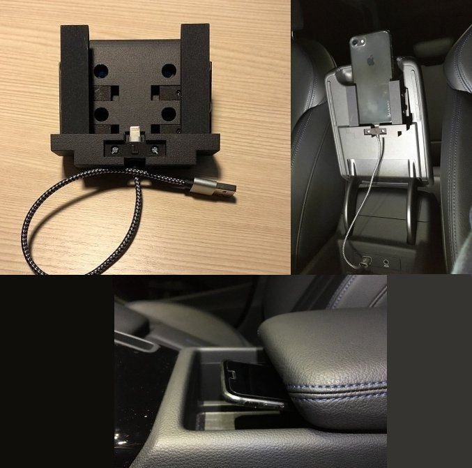 Audi A4 Apple CarPlay and Android Auto adjustable armrest ...