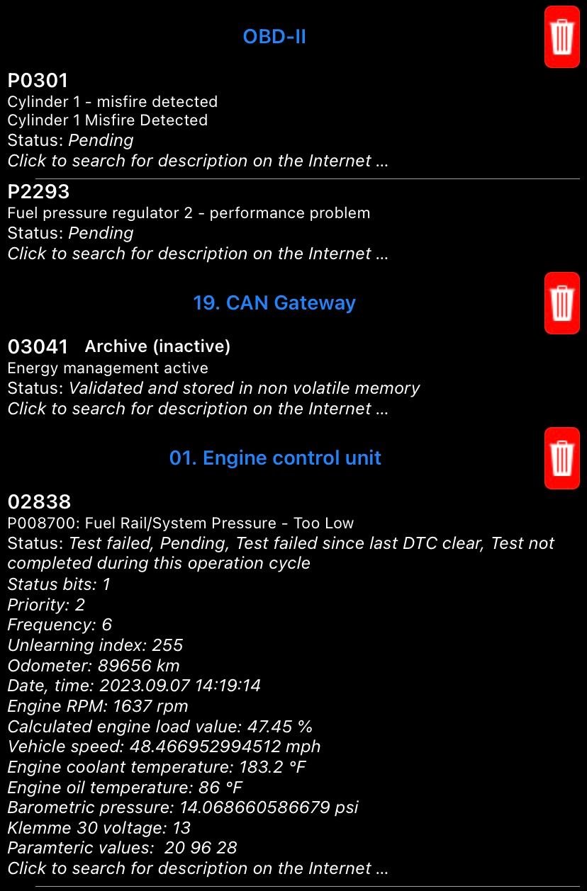 2011 A4 B8 fuel pressure regulator 2 + misfire AudiWorld Forums