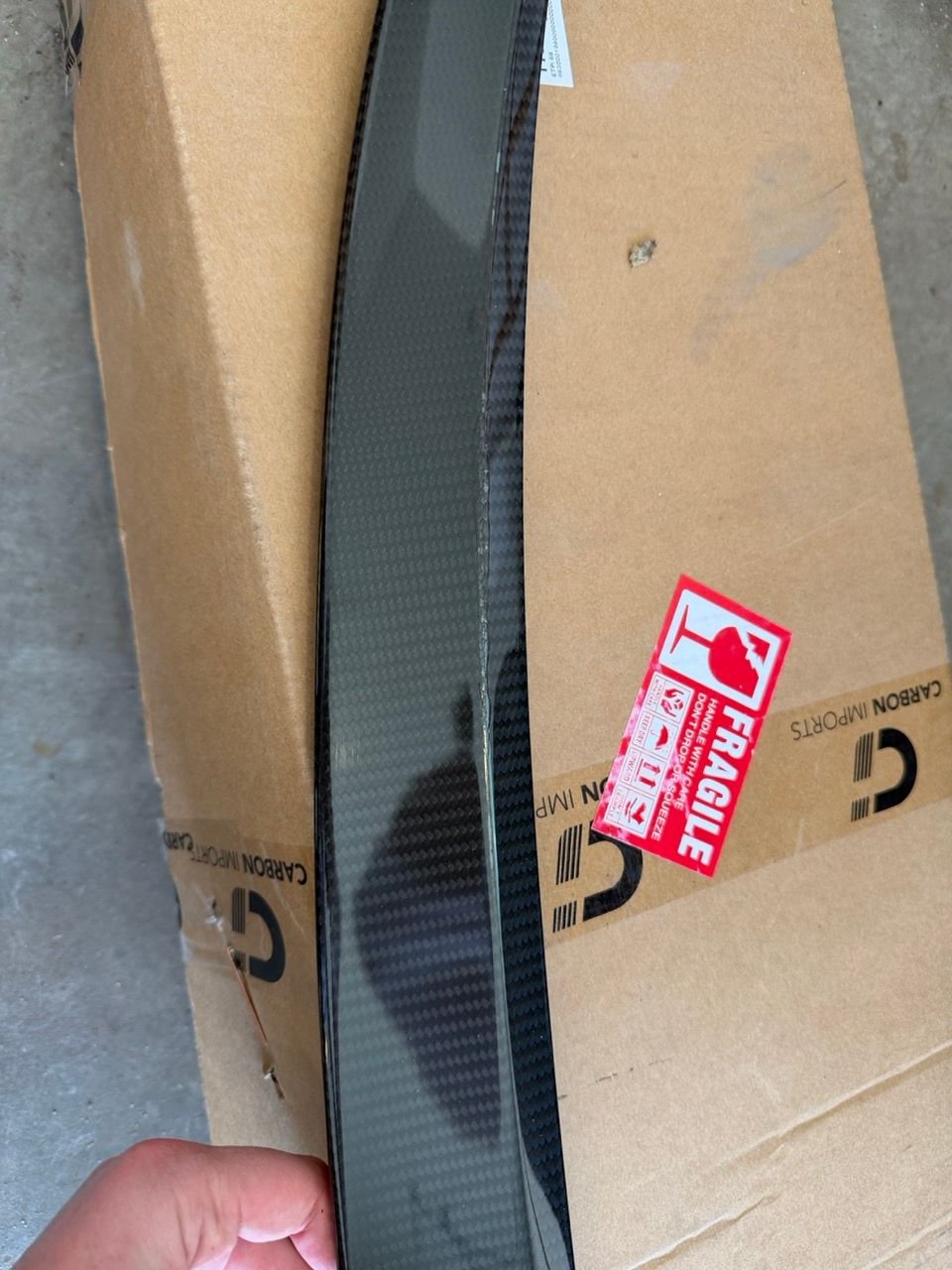 Exterior Body Parts - OEM Carbon RS5 Sportback Rear spoiler - Used - All Years  All Models - Edmonton, AB T6G 0W, Canada