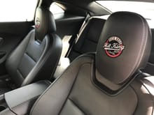 Hit King Embroidered Head Rests (Floor Mats too)