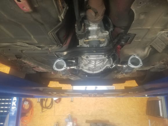 Ready for the rest of the exhaust....