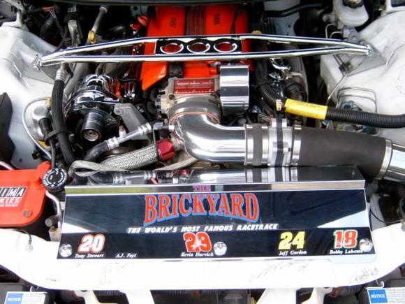Autographs in Engine Bay