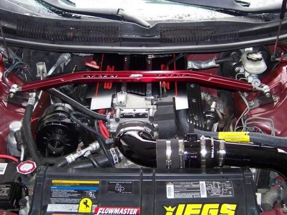 engine bay speaks for itself...just installed custome fabricated z28 covers