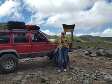 Tin Cup Pass 12,154 feet high