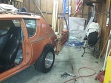 Didnt want to deal with a helper so I used ratchet straps to remove the door.